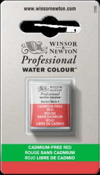 WN ARTIST WATERCOLOUR HALF PAN CAD-FREE RED 0101901