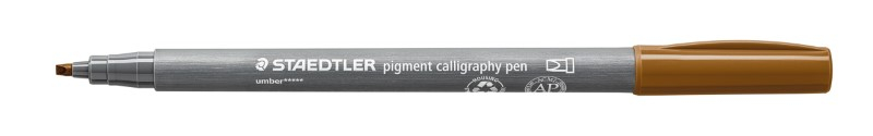 STAEDTLER PIGMENT ARTS PEN CALLIGRAPHY UMBER 375-790