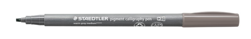 STAEDTLER PIGMENT ARTS PEN CALLIGRAPHY WARM GREY375-84