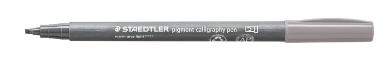 STAEDTLER PIGMENT ARTS PEN CALLIGRAPHY WARM GREY LT 37584