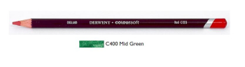 DERWENT COLOURSOFT PENCILS MID GREEN 0700992