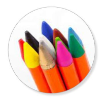 Creative House Fabric Crayons