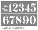 CLASSIC NUMBERS 6
