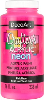 DECOART PINK NEON 16oz/472ml THE LARGE SIZE 128-65