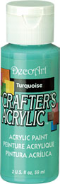 DECO ART TURQUOISE 59ml CRAFTERS ACRYLIC DCA42