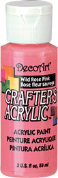 DECO ART WILD ROSE PINK 59ml CRAFTERS ACRYLIC DCA69