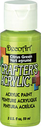 DECO ART CITRUS GREEN 59ml CRAFTERS ACRYLIC DCA103