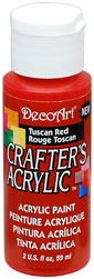 DECO ART TUSCAN RED 59ml CRAFTERS ACRYLIC DCA126