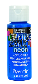 DECO ART BLUE NEON 133 59ml CRAFTERS ACRYLIC DCA133