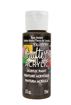 DECO ART RAW UMBER DCA136 59ml CRAFTERS ACRYLIC