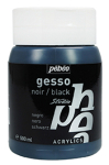 PEBEO BLACK GESSO STUDIO 500ml JAR 524135