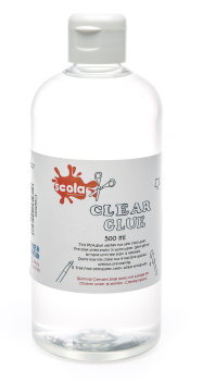 SCOLA CLEAR WASHABLE GLUE 500ml CG500