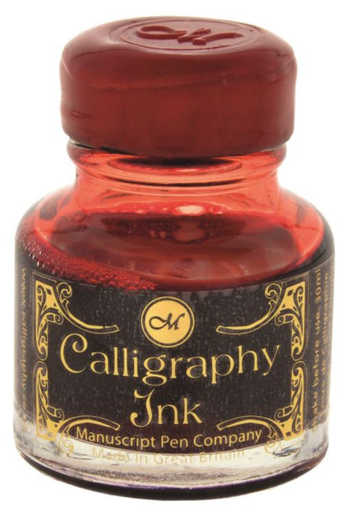 Manuscript Cartridges & Bottles - MANUSCRIPT CALLIGRAPHY INK RUBY RED ...