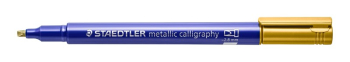 STAEDTLER METALLIC CALLIGRAPHY PEN GOLD 8325-11