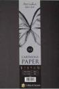 C&D A5 ARTIST HARDBACK WHITE PAPER SKETCH BOOK BLACK COVER