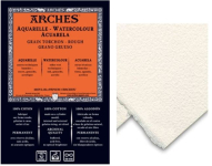 ARCHES WATERCOLOUR PAPER 400lb /850gsm 56x76cm ROUGH(TORCHON)