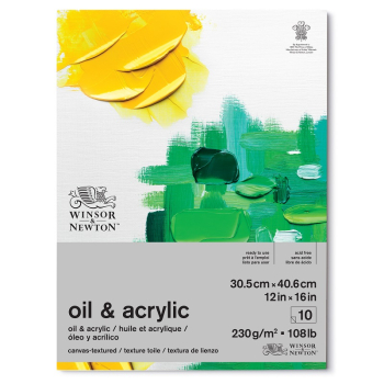 WN OIL & ACRYLIC PAD 30.5 x 40.6cm (16InchX12Inch)6532009