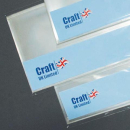 CRAFT UK RESEALABLE C6 CLEAR VIEW BAGS PACK OF 50