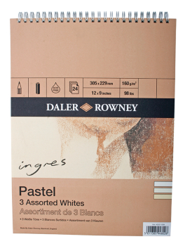 DR INGRES PAD 3 ASSORTED WHITES 12Inch X 9Inch 405211209