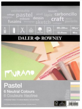 DR MURANO PASTEL PAD NEUTRAL COLOURS - 12Inch X 9Inch 438031209
