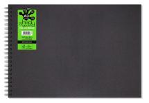 SHADY GECKO BLACK A3 LANDSCAPE 200gsm CARD SKETCHBOOK  GEC403