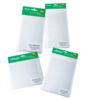 RESEALABLE CLEAR VIEW BAGS (25's) - 80X194mm