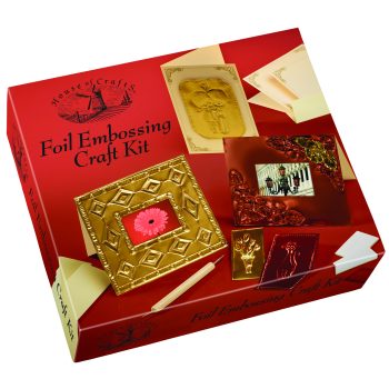 HOUSE OF CRAFTS FOIL EMBOSSING CRAFT KIT