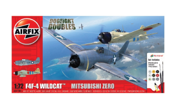 AIRFIX A50184 F-4F4 WILDCAT & MITSUBISHI ZERO DOGFIGHT