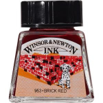 WN DRAWING INK 14ml BRICK RED 1005040