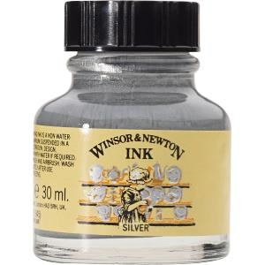 WN DRAWING INK 30ml LARGE SILVER 1010617