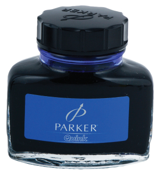 PARKER QUINK INK BLUE WASHABLE 57cc (2oz) BOTTLE NON-PERM