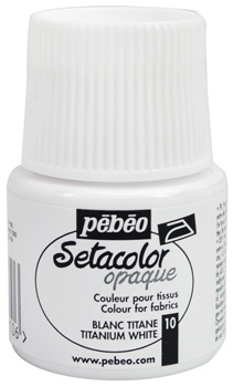 PEBEO SETACOLOR OPAQUE 45ml - TITANIUM WHITE 295010