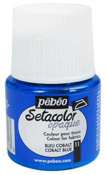 PEBEO SETACOLOR OPAQUE 45ml - COBALT BLUE 295011