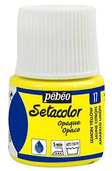 PEBEO SETACOLOR OPAQUE 45ml - LEMON YELLOW 295017
