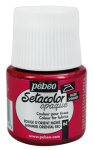 PEBEO SETACOLOR OPAQUE 45ml - SHIMMER ORIENTAL RED 295064