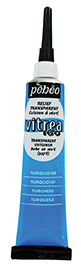 PEBEO VITREA 160 TURQUOISE RELIEF OUTLINER 114063