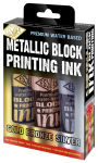 BLOCK PRINTING INK METALLIC SET  LPI/A3M