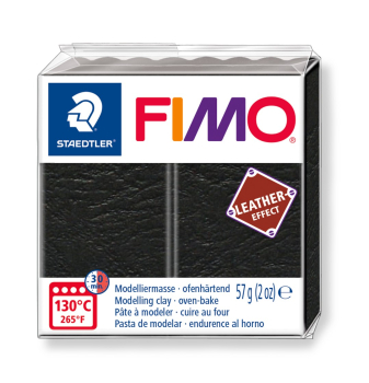 FIMO LEATHER-EFFECT BLACK 8010-909