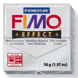 FIMO EFFECT 57g - METALLIC SILVER 8010-81
