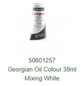 DR 38ml MIXING WHITE GEORGIAN OIL COLOUR 111014007
