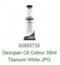 DR 38ml TITANIUM WHITE GEORGIAN OIL COLOUR 111014009