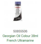 DR 38ml FRENCH ULTRAMARINE GEORGIAN OIL COLOUR 111014123