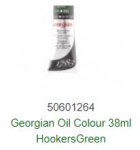 DR 38ml HOOKER'S GREEN GEORGIAN OIL COLOUR 111014352
