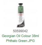 DR 38ml PHTHALO GREEN GEORGIAN OIL COLOUR 111014361