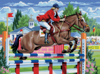 R&L SHOWJUMPING JUNIOR PAINT BY NUMBERS PJL18