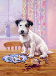 R&L HUNGRY HOUND SMALL JUNIOR PAINT BY NUMBERS PJS63