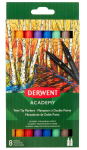 ACADEMY TWIN-TIP-BRUSH MARKERS 8CT 98206