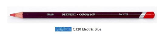 DERWENT COLOURSOFT PENCILS ELECTRIC BLUE 0700984