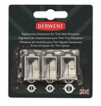 DERWENT REPLACEMENT SHARPENERS TWIN HOLE 2302353 FOR 2302332