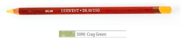 DERWENT DRAWING PENCILS CRAG GREEN 0700680